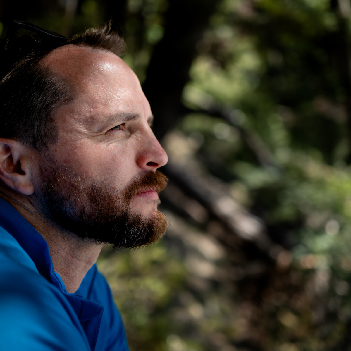 Trailside portrait. Arthur's Pass National Park, New Zealand, 2024.